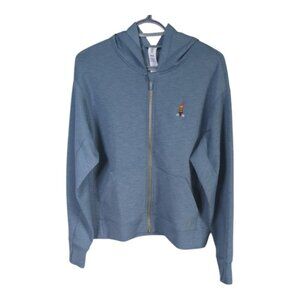 Rhone Women's Dreamglow Full Zip Hoodie - Light Blue Size Medium Branded